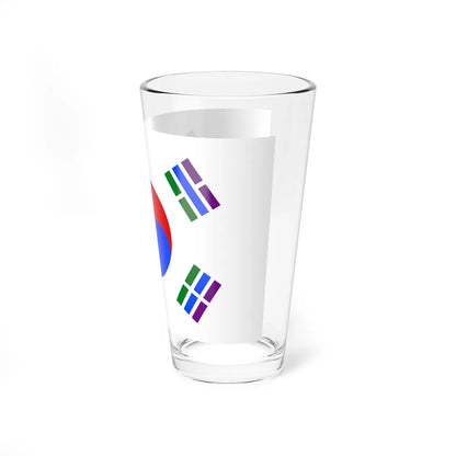 Flag of South Korean LGBT 2 (Korea) Pint Glass 16oz - Go Mug Yourself