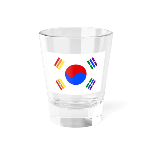 Flag of South Korean LGBT 2 (Korea) Shot Glass 1.5oz 1.5oz - Go Mug Yourself