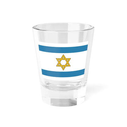 Flag of South Levant Dark Colors 3-2 (Israel) Shot Glass 1.5oz 1.5oz - Go Mug Yourself