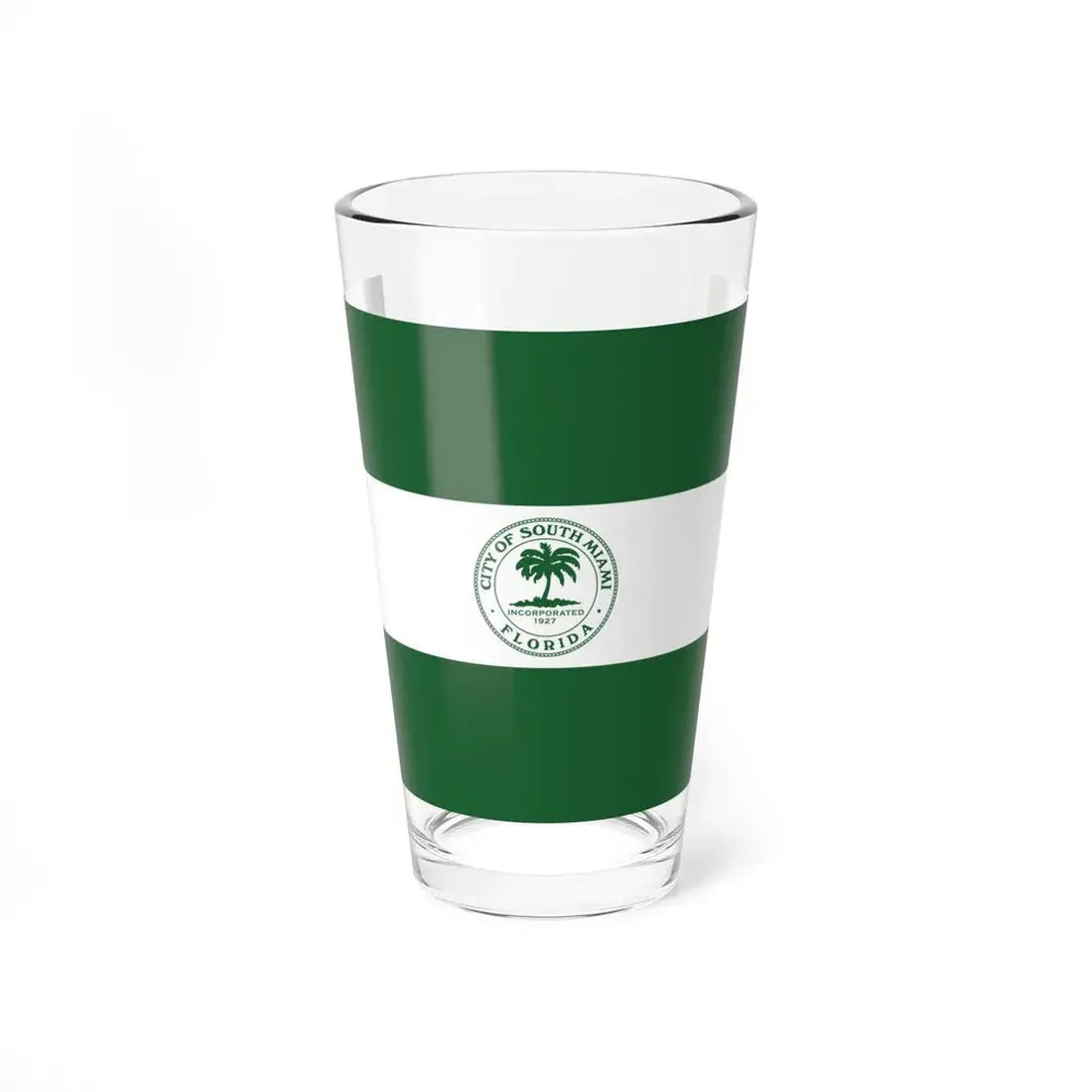 Flag of South Miami Florida (United States) Pint Glass 16oz 16oz - Go Mug Yourself