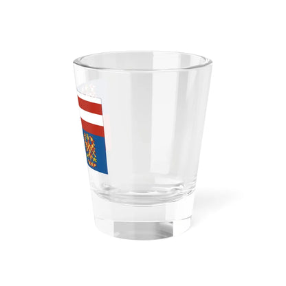 Flag of South Moravian Region (Czech Republic) Shot Glass 1.5oz - Go Mug Yourself