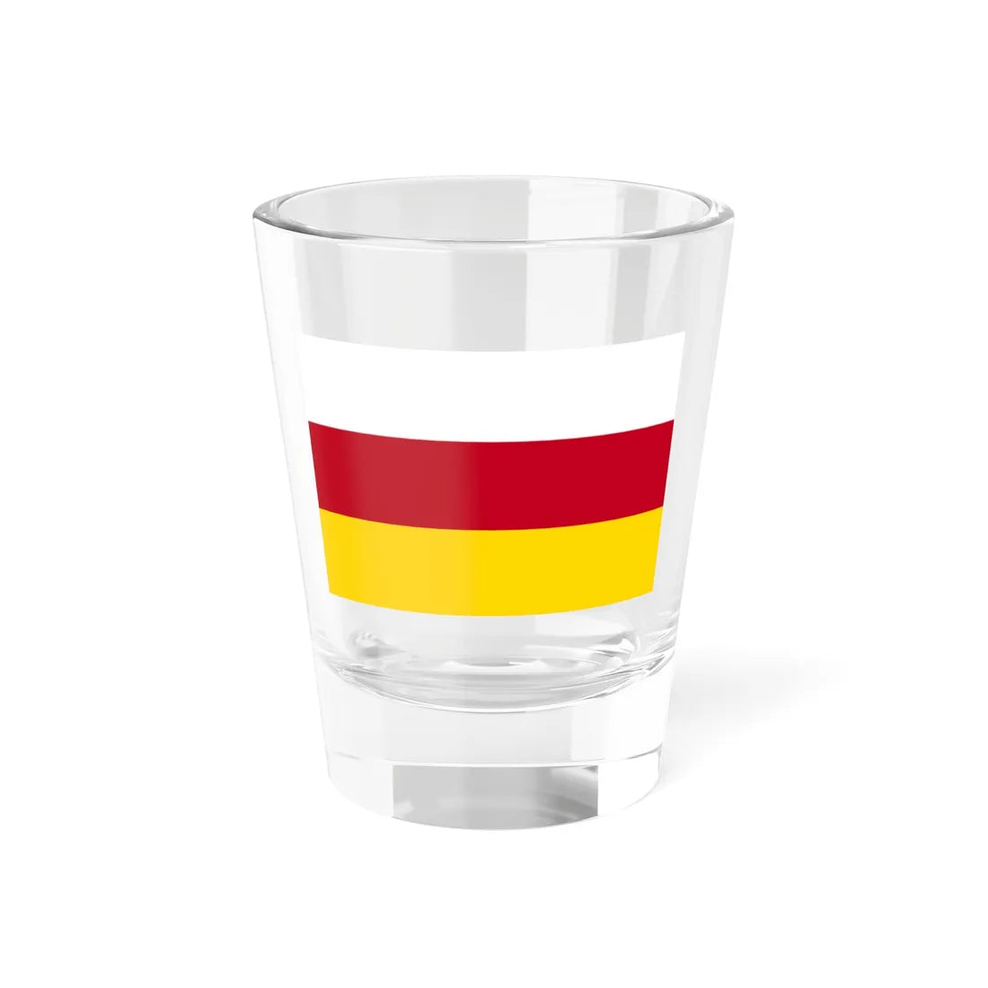 Flag of South Ossetia 3-2 Shot Glass 1.5oz 1.5oz - Go Mug Yourself