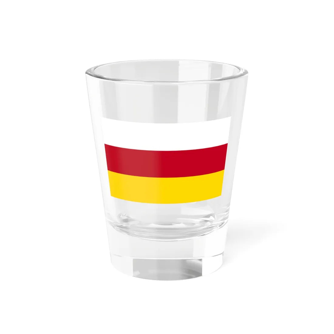 Flag of South Ossetia 3-5 Shot Glass 1.5oz 1.5oz - Go Mug Yourself