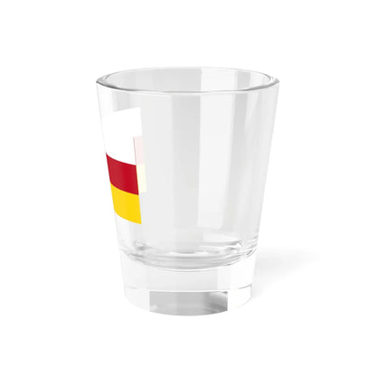 Flag of South Ossetia 3-5 Shot Glass 1.5oz - Go Mug Yourself