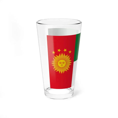 Flag of South Peru (Peru) Pint Glass 16oz - Go Mug Yourself
