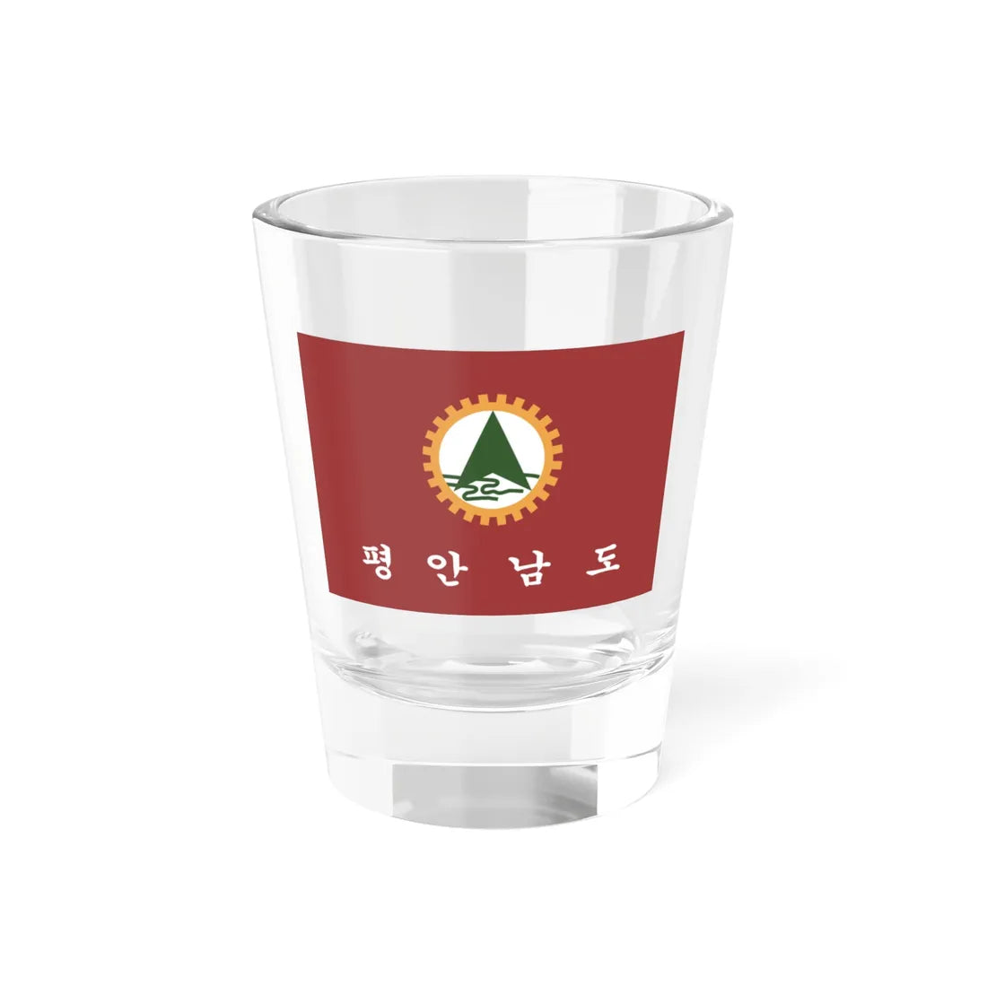 Flag of South Pyeongan Province ROK (Korea) Shot Glass 1.5oz 1.5oz - Go Mug Yourself