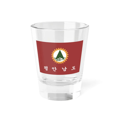 Flag of South Pyeongan Province ROK (Korea) Shot Glass 1.5oz 1.5oz - Go Mug Yourself