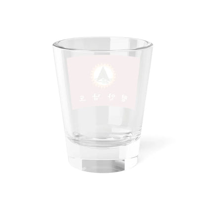 Flag of South Pyeongan Province ROK (Korea) Shot Glass 1.5oz - Go Mug Yourself