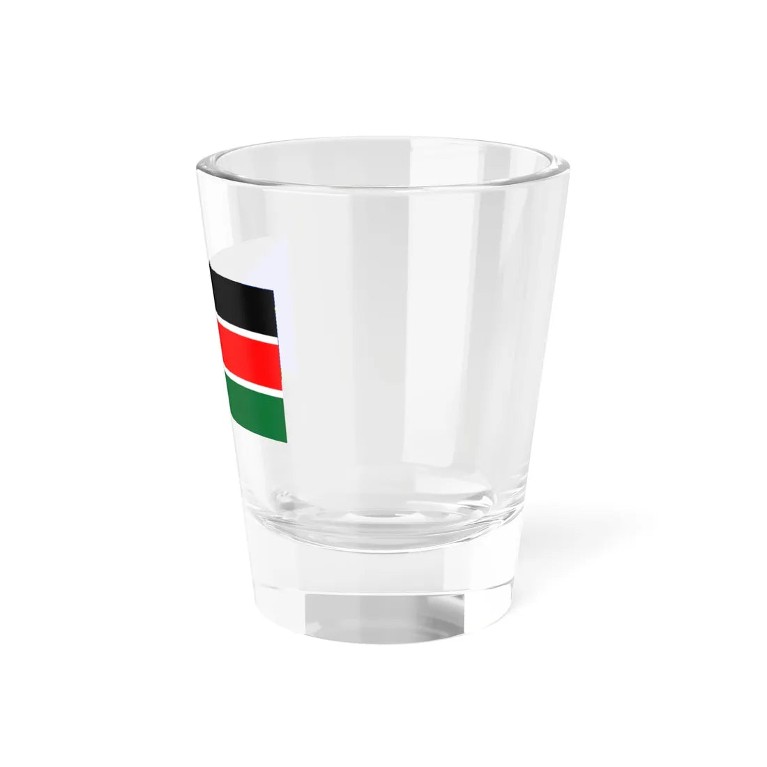 Flag of South Sudan color shades variant 2 (South Sudan) Shot Glass 1.5oz - Go Mug Yourself