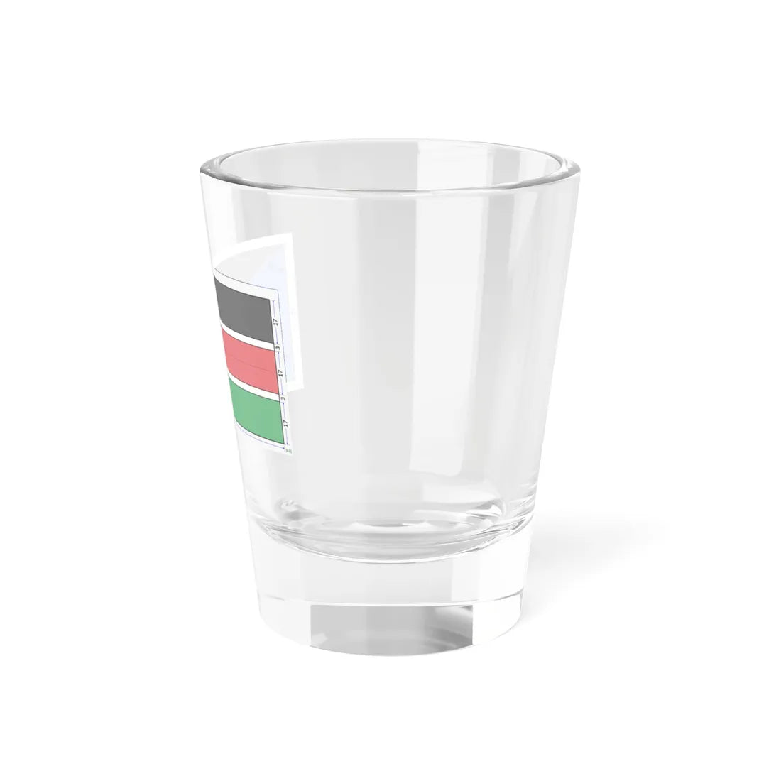 Flag of South Sudan construction sheet (South Sudan) Shot Glass 1.5oz - Go Mug Yourself