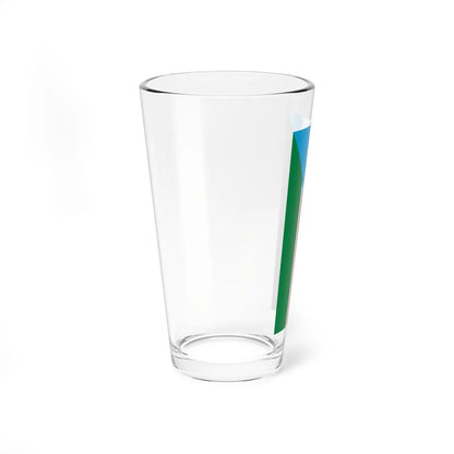 Flag of South Sudan vertical (South Sudan) Pint Glass 16oz - Go Mug Yourself