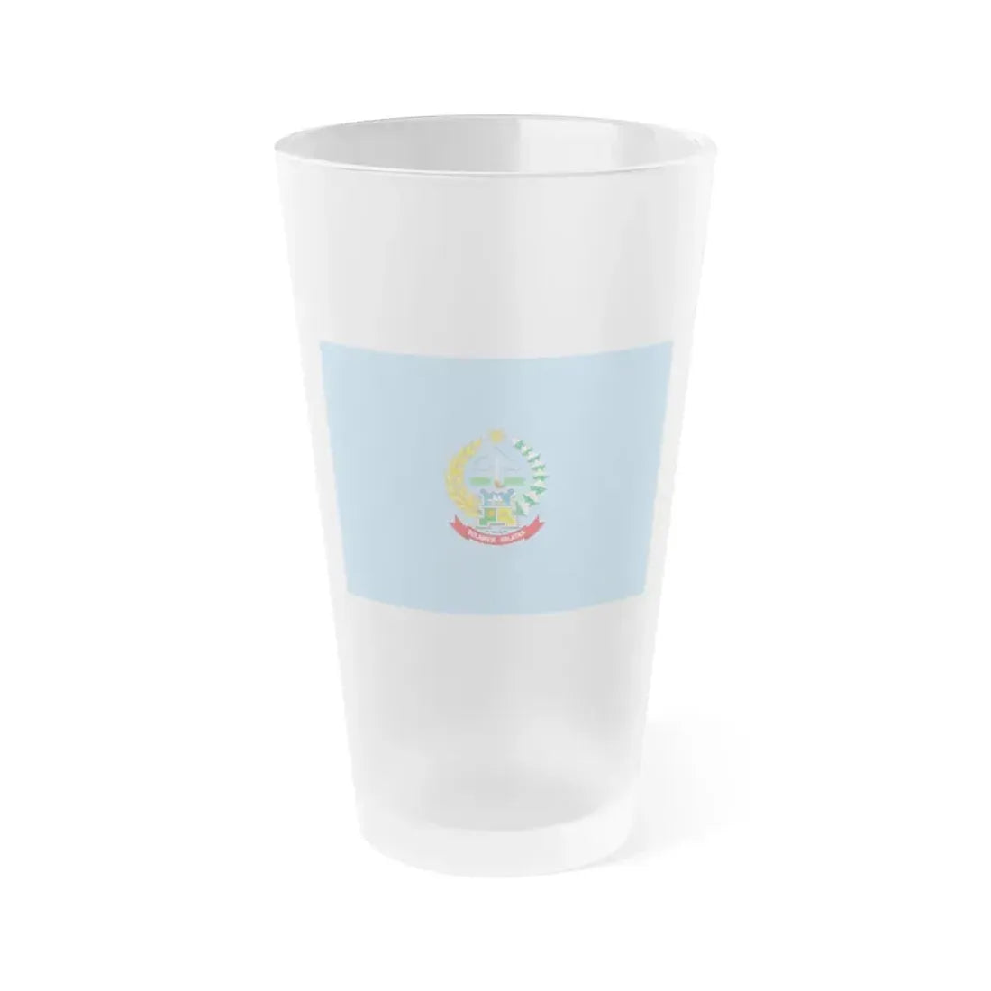 Flag of South Sulawesi Indonesia - Frosted Pint Glass 16oz 16oz Frosted - Go Mug Yourself