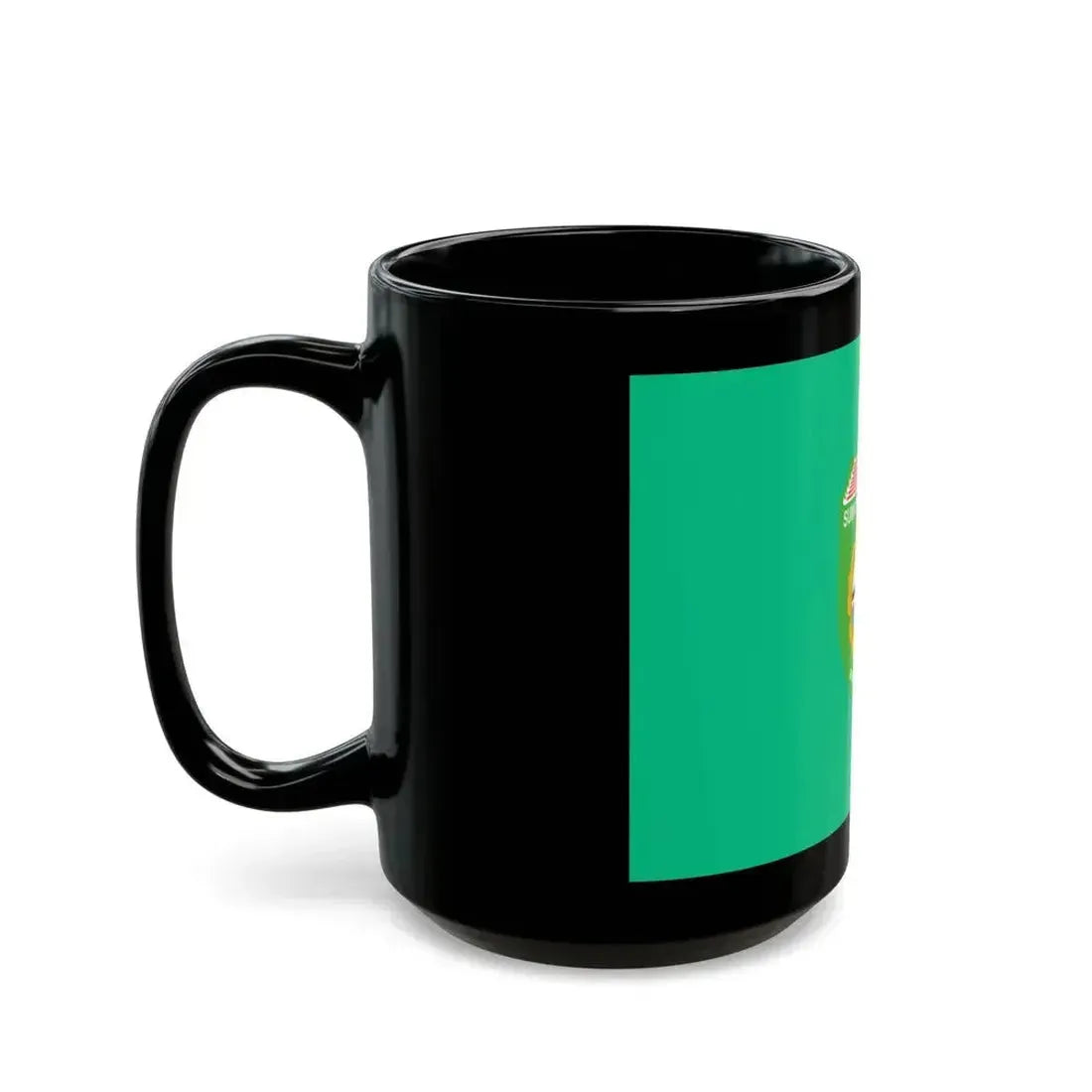 Flag of South Sumatra Indonesia - Black Coffee Mug - Go Mug Yourself