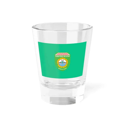 Flag of South Sumatra Indonesia - Shot Glass 1.5oz 1.5oz - Go Mug Yourself