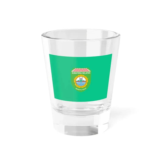 Flag of South Sumatra Indonesia - Shot Glass 1.5oz 1.5oz - Go Mug Yourself