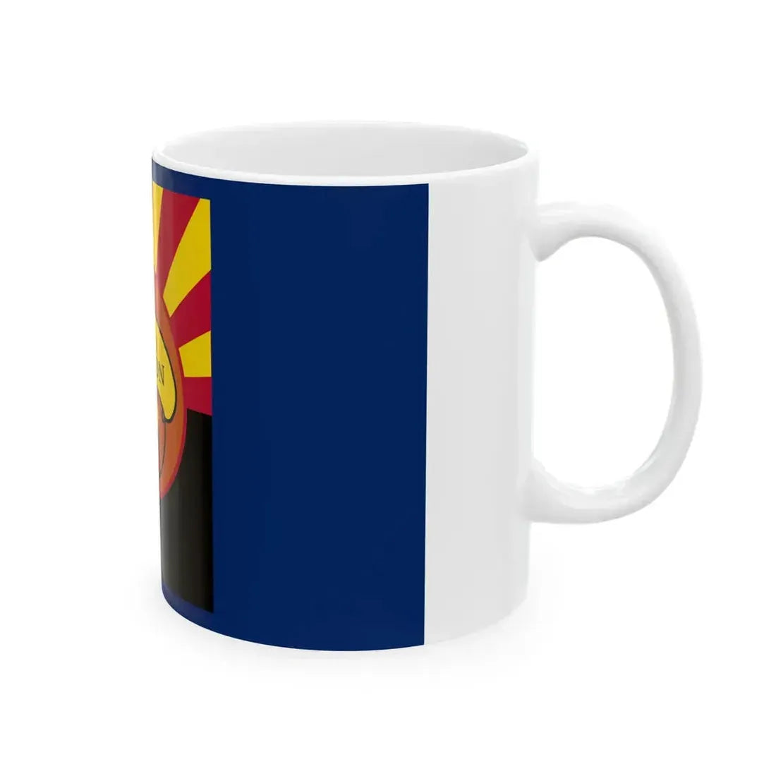 Flag of South Tucson Arizona (United States) White Coffee Mug - Go Mug Yourself