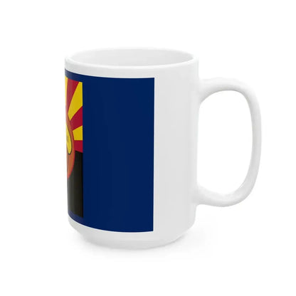 Flag of South Tucson Arizona (United States) White Coffee Mug - Go Mug Yourself
