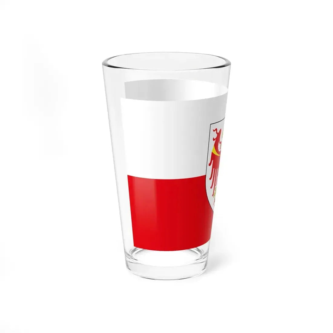 Flag of South Tyrol (Italy) Pint Glass 16oz - Go Mug Yourself