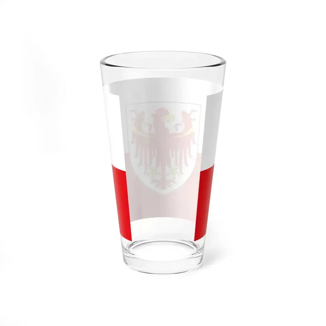 Flag of South Tyrol (Italy) Pint Glass 16oz - Go Mug Yourself