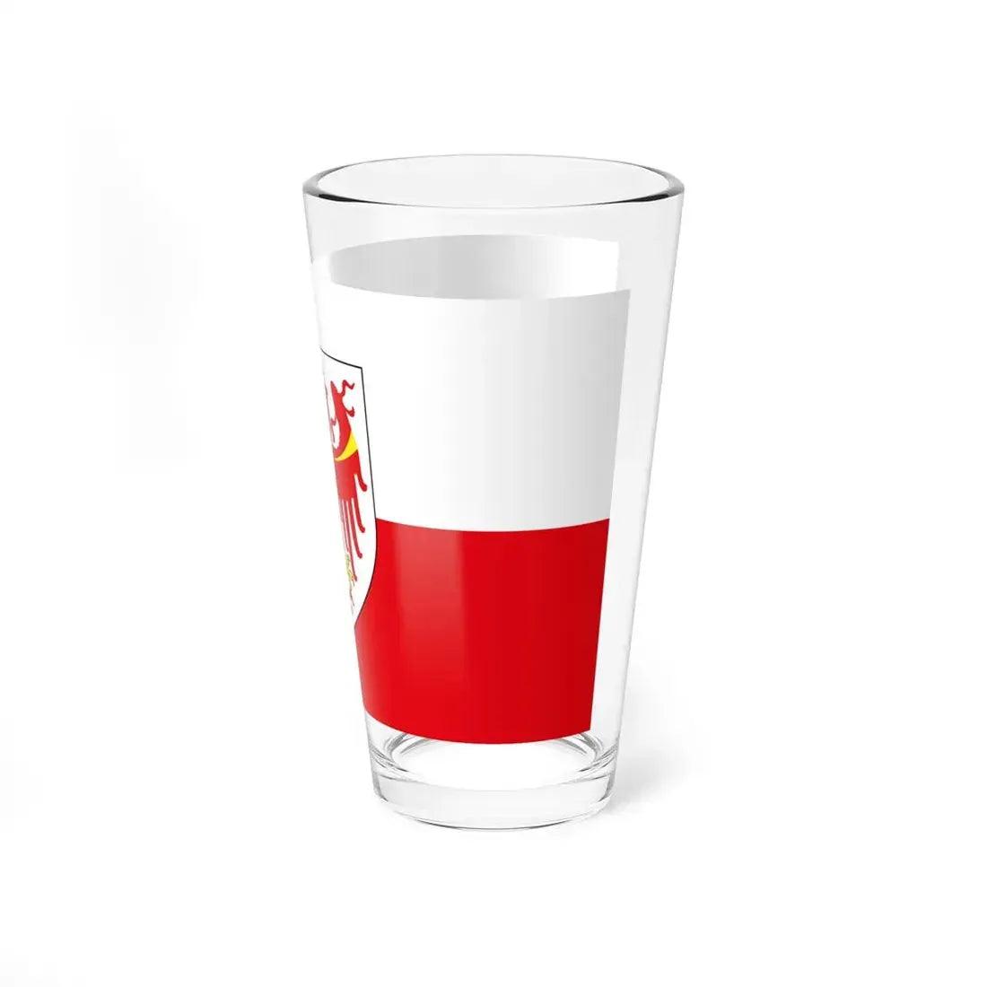 Flag of South Tyrol (Italy) Pint Glass 16oz - Go Mug Yourself