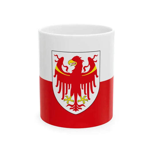 Flag of South Tyrol (Italy) White Coffee Mug 11oz - Go Mug Yourself