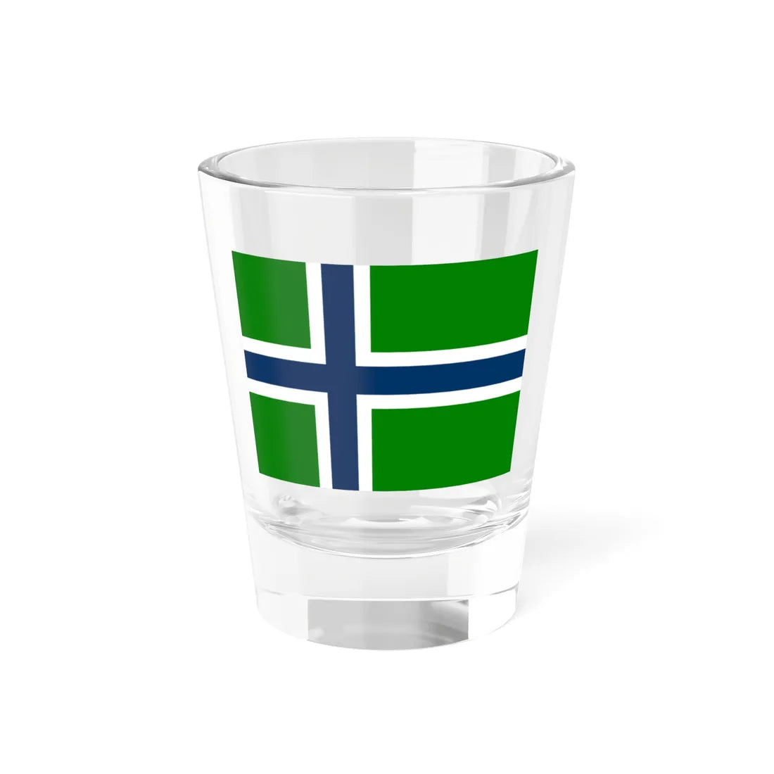 Flag of South Uist (Scotland) Shot Glass 1.5oz 1.5oz - Go Mug Yourself