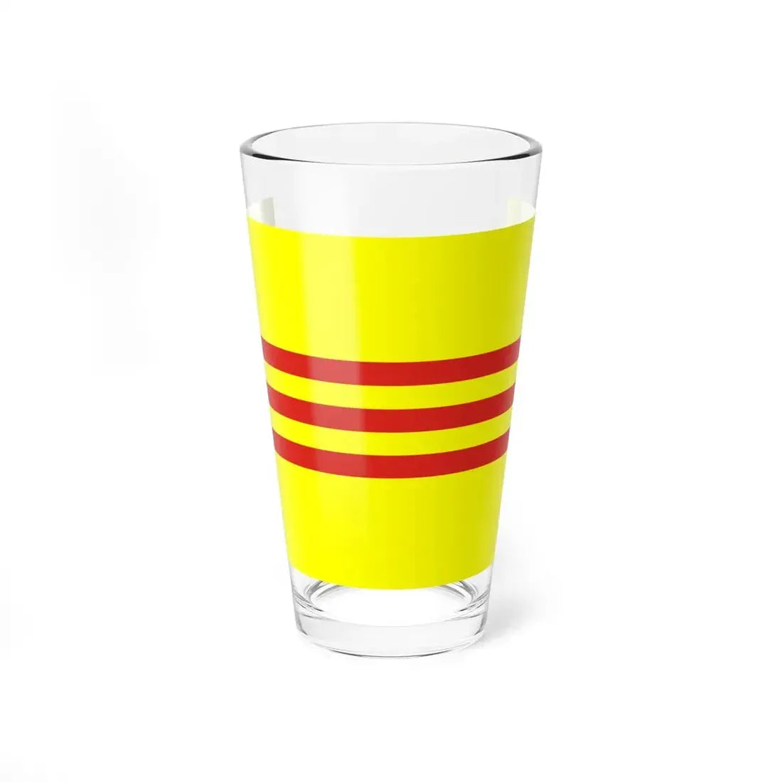 Flag of South Vietnam (Vietnam) Pint Glass 16oz 16oz - Go Mug Yourself