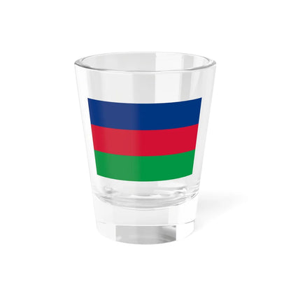 Flag of South West Africa Peoples Organisation (Namibia) Shot Glass 1.5oz 1.5oz - Go Mug Yourself