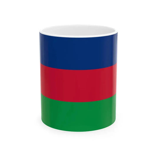 Flag of South West Africa Peoples Organisation (Namibia) White Coffee Mug 11oz - Go Mug Yourself
