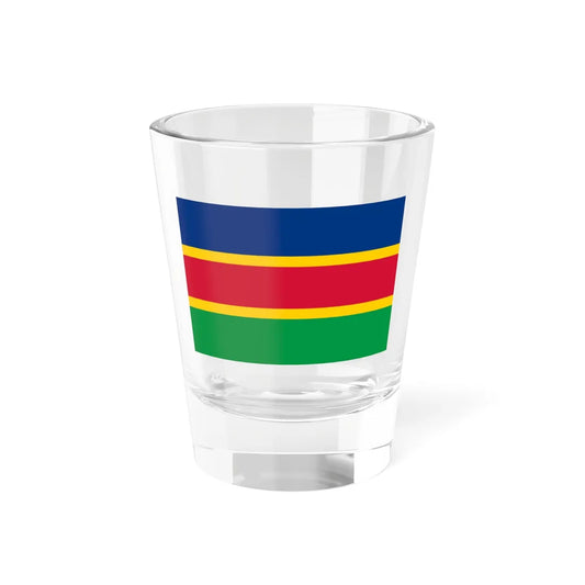 Flag of South West African National Union (Namibia) Shot Glass 1.5oz 1.5oz - Go Mug Yourself