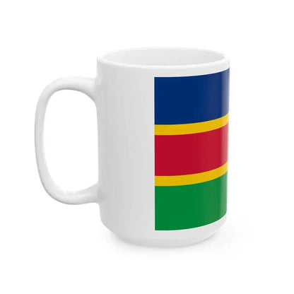 Flag of South West African National Union (Namibia) White Coffee Mug - Go Mug Yourself