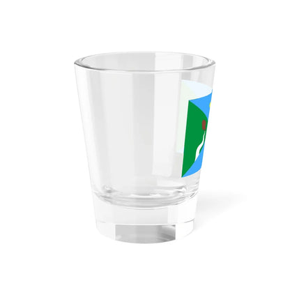 Flag of South-West district in Moscow (Russia) Shot Glass 1.5oz - Go Mug Yourself
