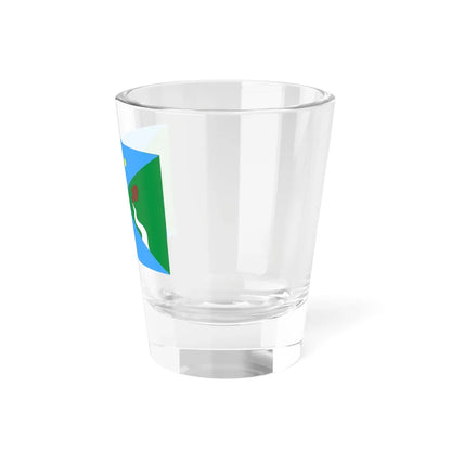 Flag of South-West district in Moscow (Russia) Shot Glass 1.5oz - Go Mug Yourself