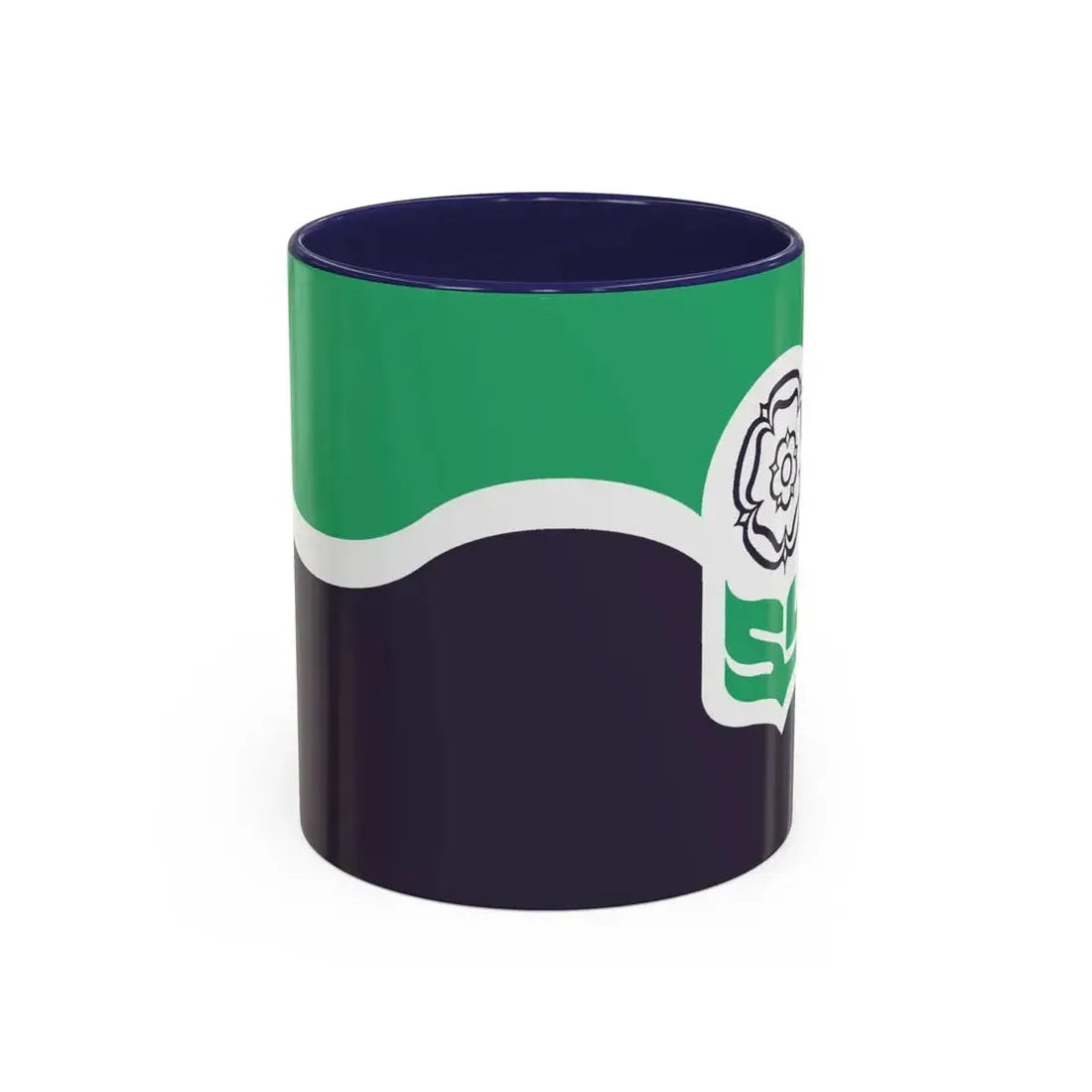 Flag of South Yorkshire UK - Accent Coffee Mug 11oz Navy - Go Mug Yourself