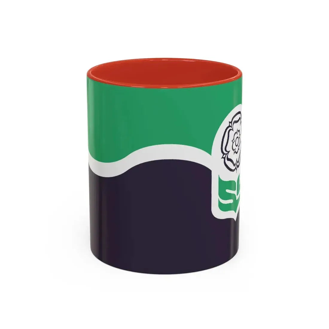 Flag of South Yorkshire UK - Accent Coffee Mug 11oz Red - Go Mug Yourself