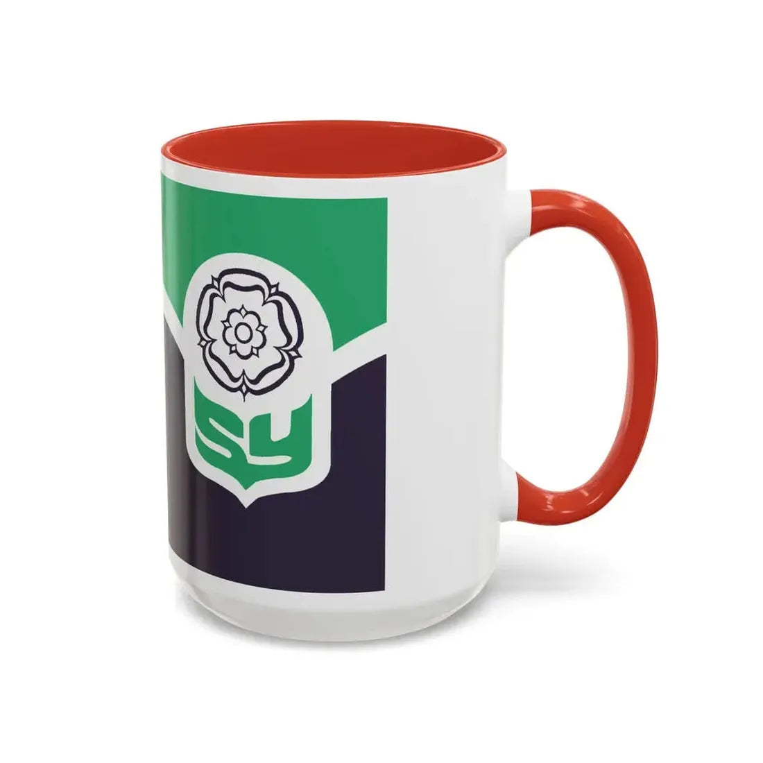 Flag of South Yorkshire UK - Accent Coffee Mug - Go Mug Yourself