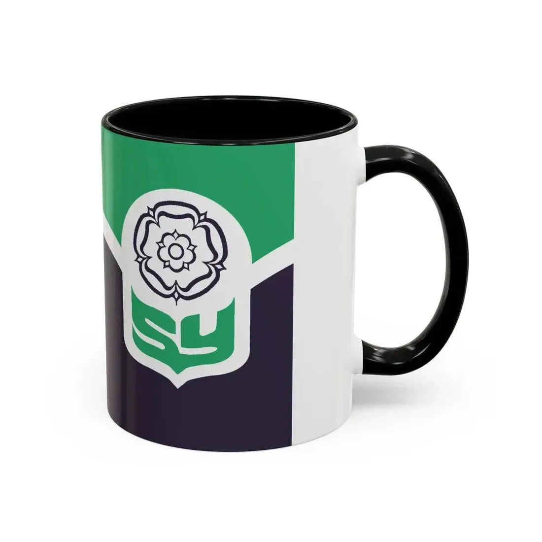 Flag of South Yorkshire UK - Accent Coffee Mug - Go Mug Yourself