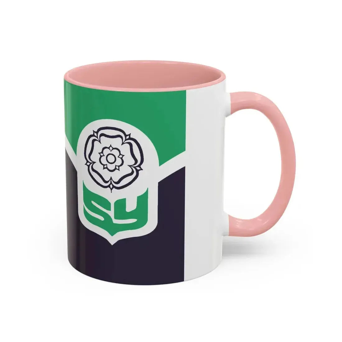 Flag of South Yorkshire UK - Accent Coffee Mug - Go Mug Yourself