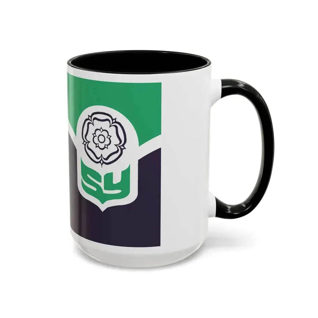 Flag of South Yorkshire UK - Accent Coffee Mug - Go Mug Yourself