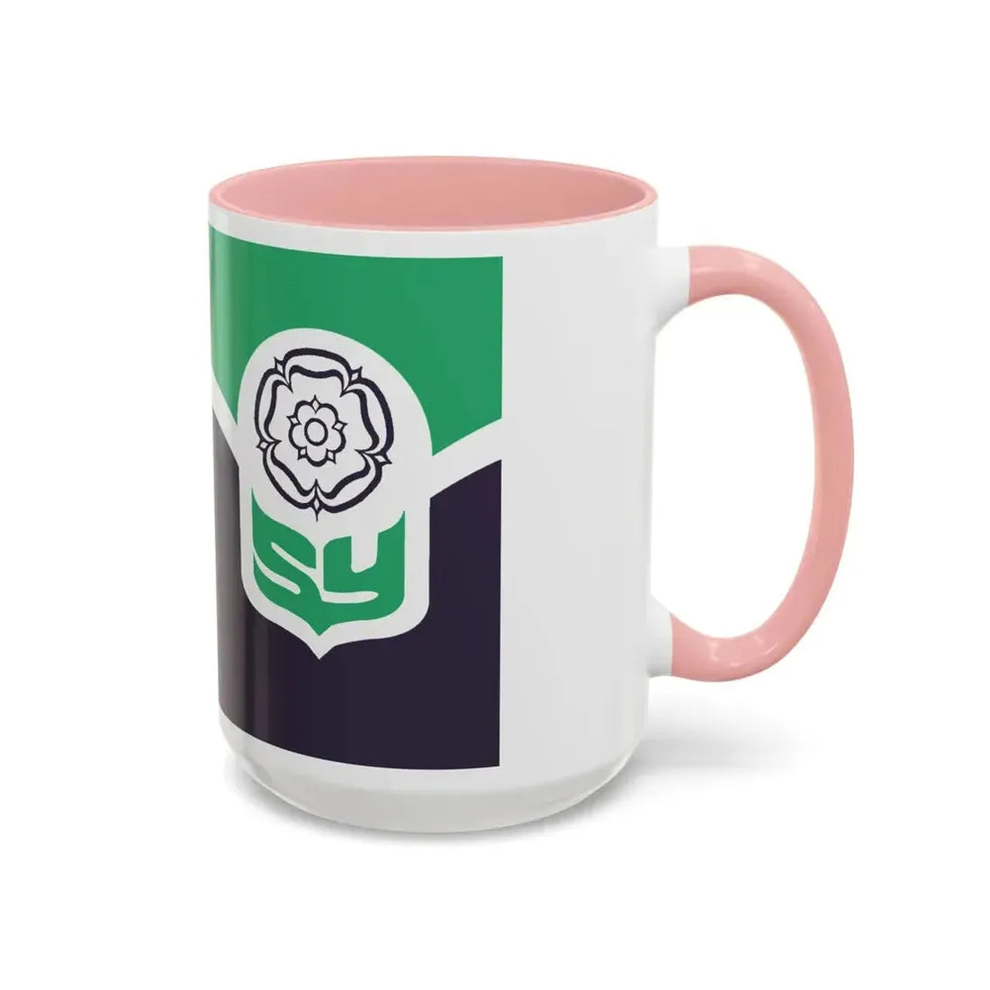 Flag of South Yorkshire UK - Accent Coffee Mug - Go Mug Yourself