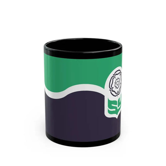 Flag of South Yorkshire UK - Black Coffee Mug 11oz - Go Mug Yourself