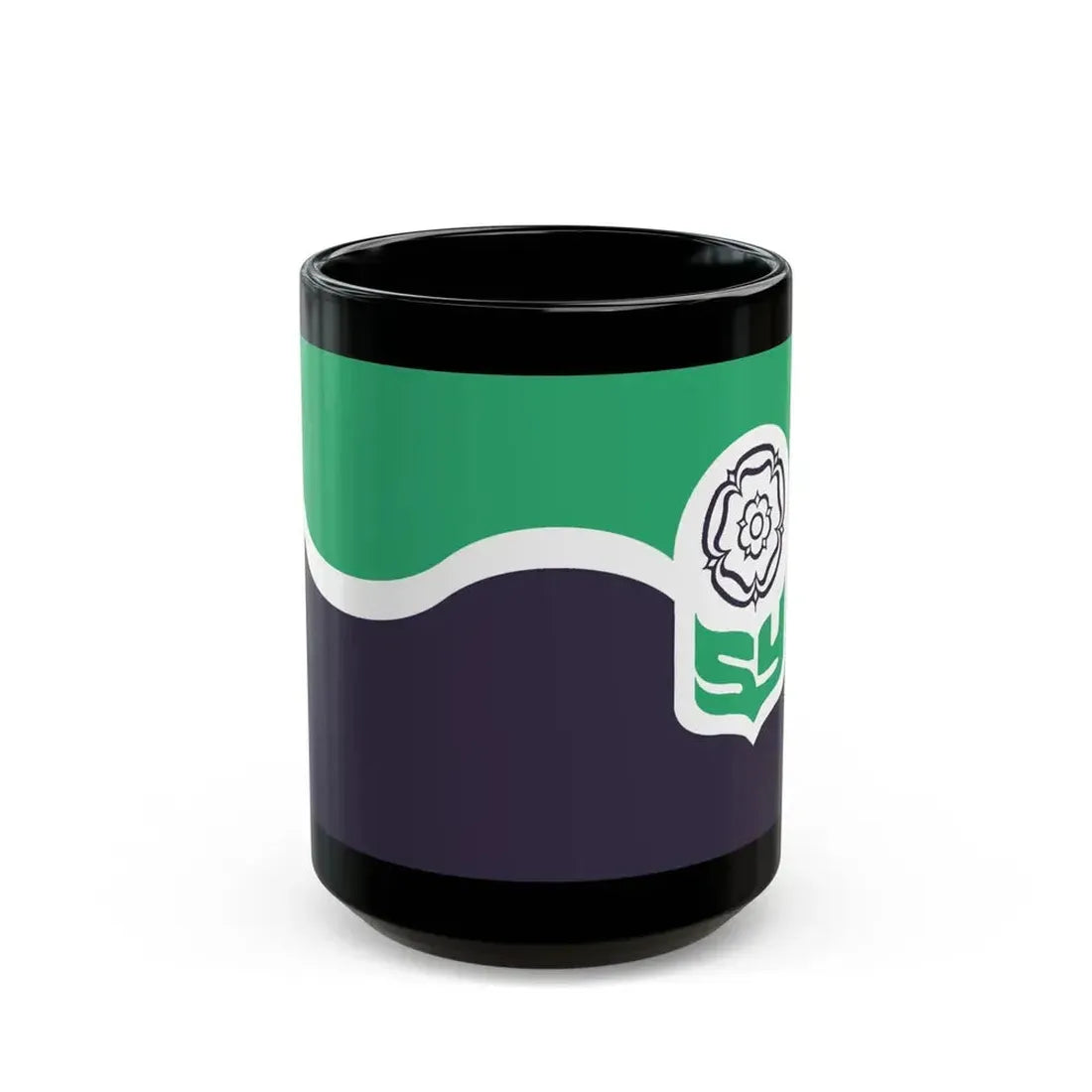 Flag of South Yorkshire UK - Black Coffee Mug 15oz - Go Mug Yourself