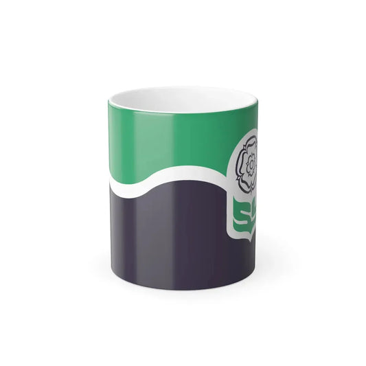 Flag of South Yorkshire UK - Color Changing Coffee Mug 11oz - Go Mug Yourself