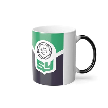 Flag of South Yorkshire UK - Color Changing Coffee Mug - Go Mug Yourself