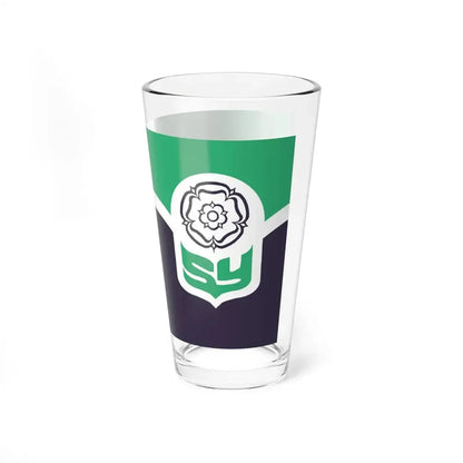 Flag of South Yorkshire UK - Pint Glass 16oz - Go Mug Yourself