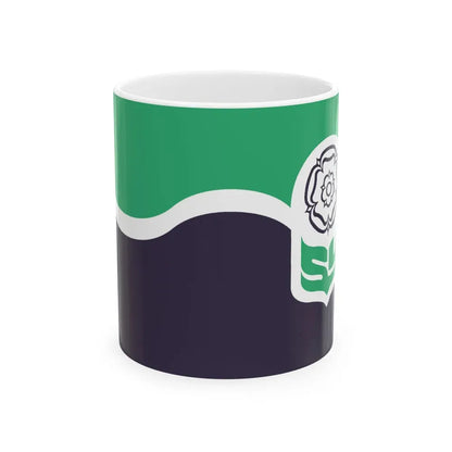 Flag of South Yorkshire UK - White Coffee Mug 11oz - Go Mug Yourself