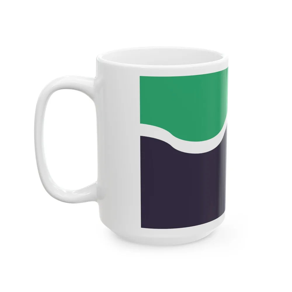 Flag of South Yorkshire UK - White Coffee Mug-Go Mug Yourself