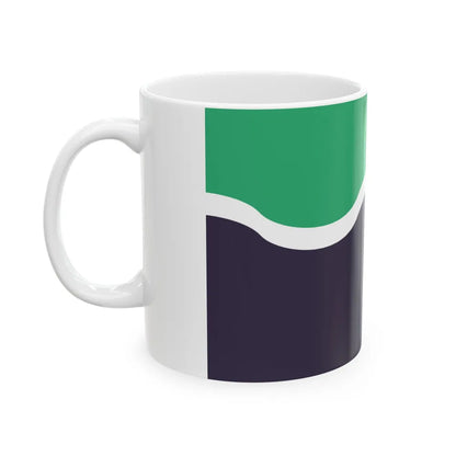 Flag of South Yorkshire UK - White Coffee Mug-Go Mug Yourself