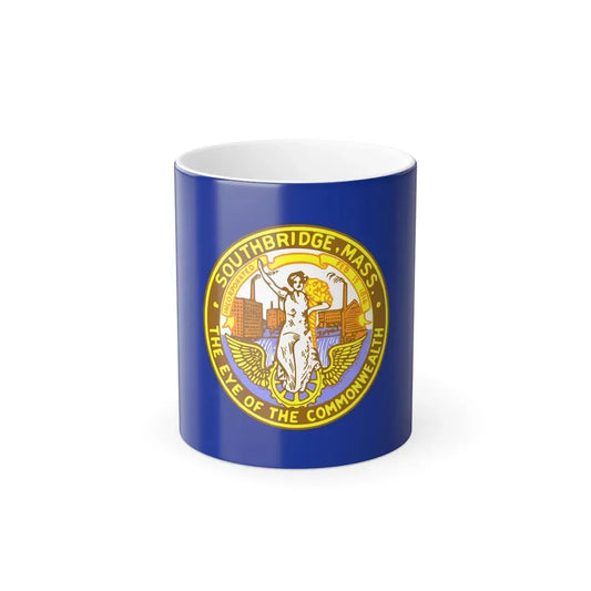 Flag of Southbridge, Massachusetts - Color Changing Coffee Mug 11oz - Go Mug Yourself