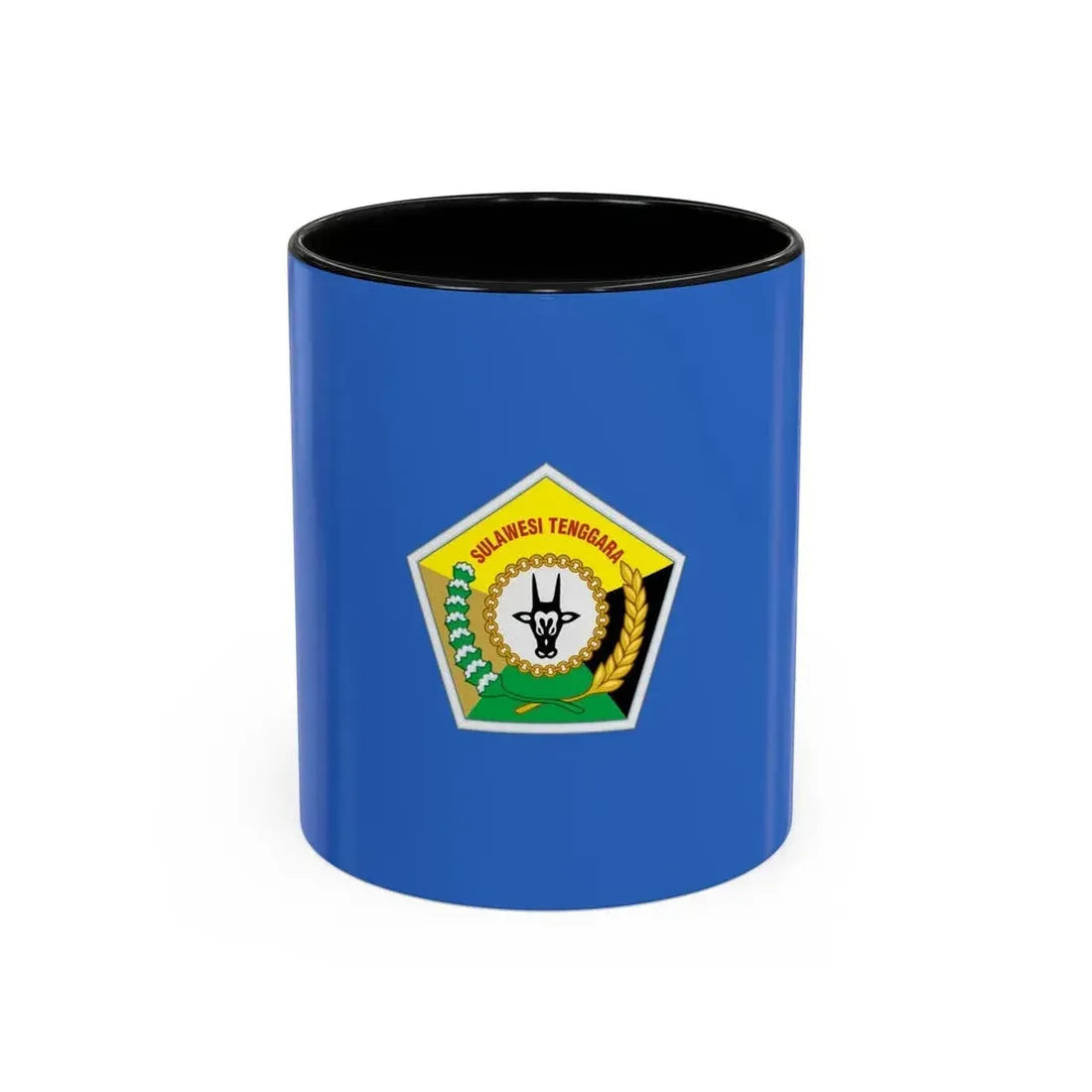 Flag of Southeast Sulawesi Indonesia - Accent Coffee Mug 11oz Black - Go Mug Yourself